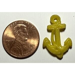 Yellow Anchor Vintage Cracker Jack Charm 1N